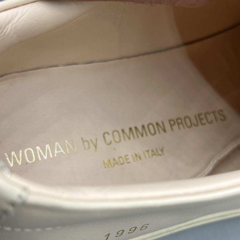 Woman by Common Projects Achilles Shoes Size 7 US, 37 EU Nude Pink Low Sneakers - Picture 9 of 9
